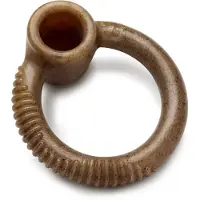 Benebone Jouet à mâcher durable pour chien Ring pour mâcheurs agressifs Véritable bacon Fabriqué aux États-Unis Petit