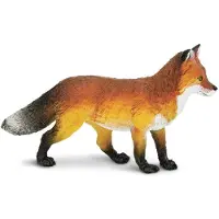 Safari LTD. RED FOX FIGURINE - Figure de modle en plastique de 3,5 "