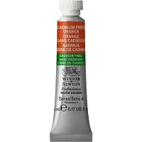 Winsor & Newton Aquarelle professionnelle Winsor Newton Tube de 5 ml 017 oz Orange sans cadmium