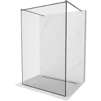 Mexen Kioto paroi de douche 130x200 cm motif noir