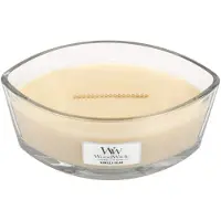 Woodwick Bougie parfum e Ellipse, gousse de vanille, 473 ml | Dur e de combustion jusqu' 50 heures
