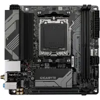 Gigabyte A620I AX Carte Mère - Prend en charge les processeurs AMD Ryzen 8000, VRM numérique 5+2+1 phases, jusqu'à 6400MHz DDR5 (OC), 1xPCIe 4.0 M.2, Wi-Fi 6E, LAN 2.5GbE, USB 3.2 Gen 2