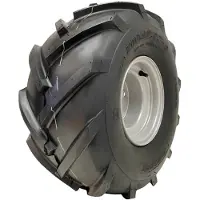Parnells 20x10.00-8 Open Centre P328 Wheel Tyre on Rim Cleated Rotovator 4 Stud 100mm PCD
