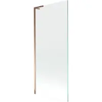 Mexen Next L Paroi pliante pour baignoire à 1 volet 80 x 150 cm, transparent, or rose - 895-080-000-03-00-60