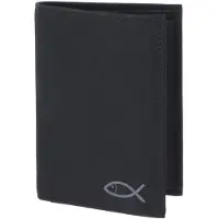 OXMOX Porte-monnaies 'New Cryptan' gris foncé / noir