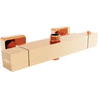 Mexen Robinet de douche thermostatique Cube or rose (77250-60)