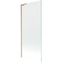 Mexen Next L Paroi pliante pour baignoire 1 aile 80 x 150 cm, transparent, cuivre brossé - 895-080-000-03-00-65