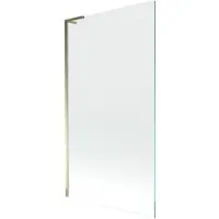 Mexen Next L Paravent de bain à 1 volet 100 x 150 cm, transparent, doré - 895-100-000-03-00-50