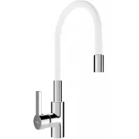 Mexen Mélangeur de lavabo Flex, chrome/blanc (670900-02)