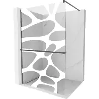 Mexen Kioto+ Paroi de douche à l'italienne 80x200 gun gray