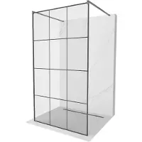 Mexen Paroi de douche Kioto 100x200 cm, Gun Metal