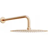 Mexen Tête de douche Slim - Rain 25 cm + bras de douche, Rose Gold (79225211-60)