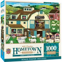 Master Pieces Puzzle Hometown Gallery - Janet'S Yarn Barn - 1000 pièces