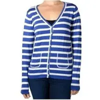 Pascal Morabito Gilet - Bleu / Ecru