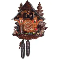 Engstler - 4739/8 MT - Horloge murale coucou - Mouvement à chaîne 8 jours
