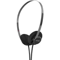 Koss KPH40 Utility Casque supra-auriculaire amovible avec systme de cordon interchangeable Style rtro Design ultra lger (noir furtif)