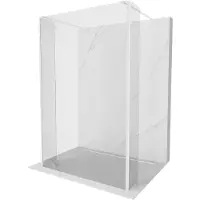 Mexen Kioto Paroi de douche indépendante 135 x 30 x 30 cm, transparent, blanc - 800-135-030-222-20-00-030