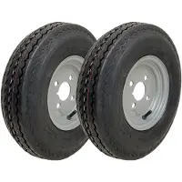 Parnells 4.80/4.00-8 roues routières, roues haute vitesse 338kg, 400 8, 6 plices, 4" PCD - jeu de 2