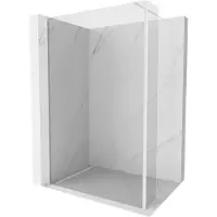 Mexen Kioto Paroi de douche à l'italienne 100 x 30 cm, transparent, blanc - 800-100-212-20-00-030