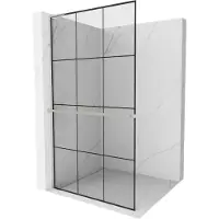 Mexen Paroi de douche Kioto+ L 110x200, motif noir