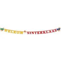 Sinterklaas Sint En Piet Welkom Slinger 3M