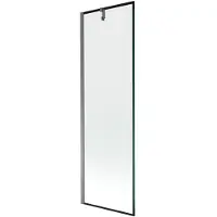 Mexen Next Paroi de douche à 1 volet 60 x 150 cm, motif noir, Gun Metal - 895-060-000-00-70-95