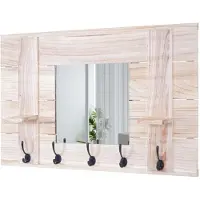 MCW Portemanteau mural -C89 avec miroir