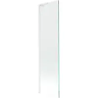 Mexen Next L Pare-bain 1 aile 50 x 150 cm, transparent, blanc - 895-050-000-03-00-20