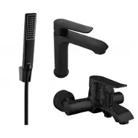 Mexen Pecos R72 set de baignoire, noir - 72703R72-70 (72703R72-70)