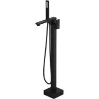 Mexen Urano mitigeur bain sur pieds, Noir - 75233-70