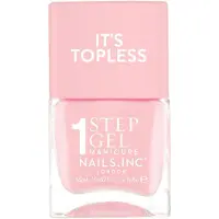 Nails Inc It's Topless Gel Rolis ongles Rigoux 4-en-1 Couleur de base de base Couleur et couche de fin