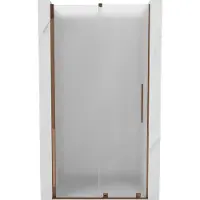 Mexen Velar Porte de douche 90 cm dépoli/Pink Gold Portes coulissantes