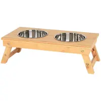 Lionto Gamelle Pour Chien Distributeur De Nourriture Bar Animaux Mangeoire Animaux