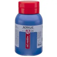 Talens Art Creation Peinture acrylique - Bleu Phtalo - 570 - Pot de 750 ml - Talens