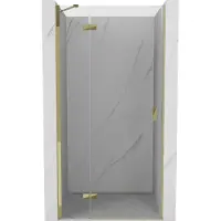 Mexen Mist-H Paroi de douche ouverture à gauche 115 cm, transparent, or - 8A5-115-000-50-00-L