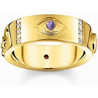 Thomas Sabo - TR2439-995-7-52 - Bague - Femmes - 925er Argent plaqué or jaune - taille de la bague 52