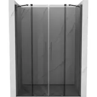 Mexen Velar Duo porte de douche 150 cm graphite, gun gray brossé