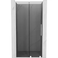 Mexen Velar L 110x200 Porte de douche Graphite Blanc Porte coulissante