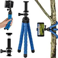 Hama Trépied Pour Smartphone & GoPro Flex Bleu (4615)