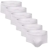 Fruit Of The Loom Slip Premium pour homme (lot de 6), blanc, taille L