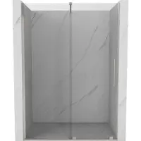 Mexen Porte de douche coulissante Velar 150 cm, transparente, nickel brossé - 871-150-000-01-97