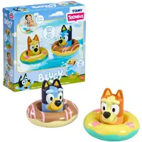 Tomy Toomies Splash & Float Bingo et jouets aquatiques Bluey - Jouets aquatiques 2 en 1 pour tout-petits avec gobelet verseur et roue eau - Jou