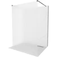 Mexen Paroi de douche Kioto 140x200 cm, mat, gun metal