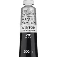 Winsor & Newton Winton oil 200ml lamp black 337 (200 ml)