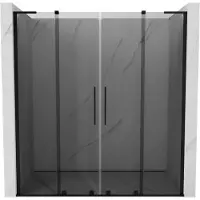 Mexen Velar L Duo porte de douche coulissantes 170 cm, graphite, noir - 871-170-003-42-70