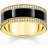 Thomas Sabo - TR2446-565-11-52 - Bague - Femmes - 925er Argent plaqué or jaune - taille de la bague 52