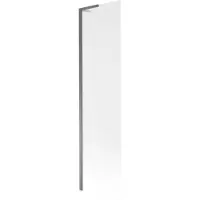 Mexen Next L Pare-bain à 1 volet 50 x 150 cm, verre dépoli, Gun Metal - 895-050-000-03-30-95