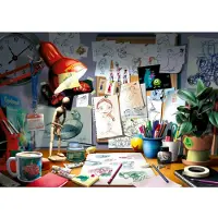 Ravensburger Disney The Artist's Desk 1000 Piece Puzzle Jigsaw Puzz pour les adultes - 12000302 - outils fabriques a la main fabriques en Allemag