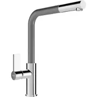 Mexen Mélangeur d'évier Flora chrome / gris (670401-06)