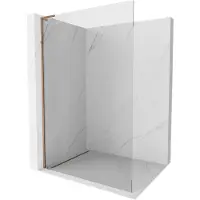 Mexen Kioto L paroi de douche Walk-in 115 x 200 cm, transparent, or rose - 800-115-103-60-00